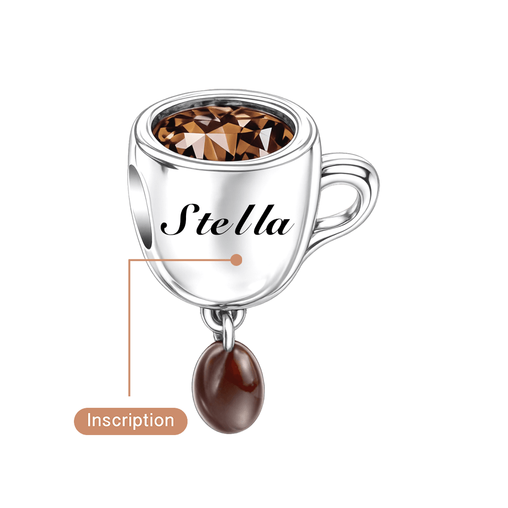 Gnoce Mother's Day Coffee Cup Engravable Charm_5