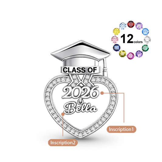 Gnoce Graduation Season Customized Birthstone Charm_1