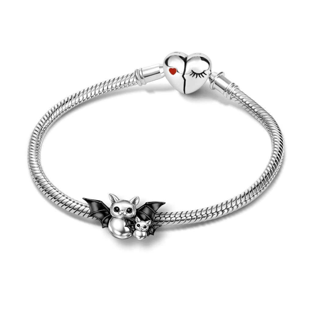 Gnoce Mother's Day Bat Mother with Baby Charm_3