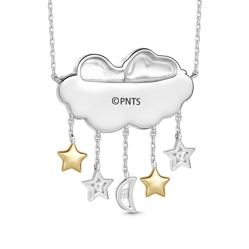 Gnoce Peanuts Snoopy Dream Glowing Stars Pendant Necklace_4