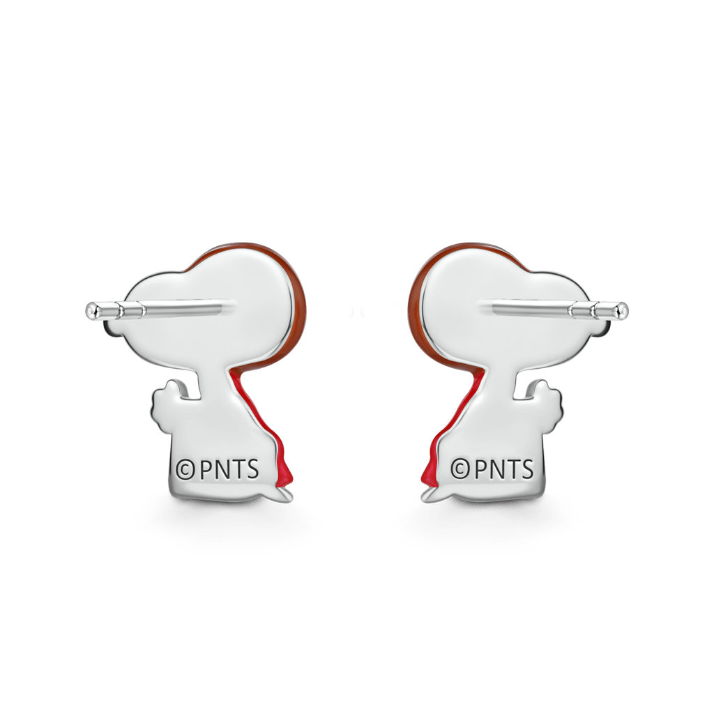Gnoce Peanuts Snoopy Wearing Sunglasses Stud Earrings_4