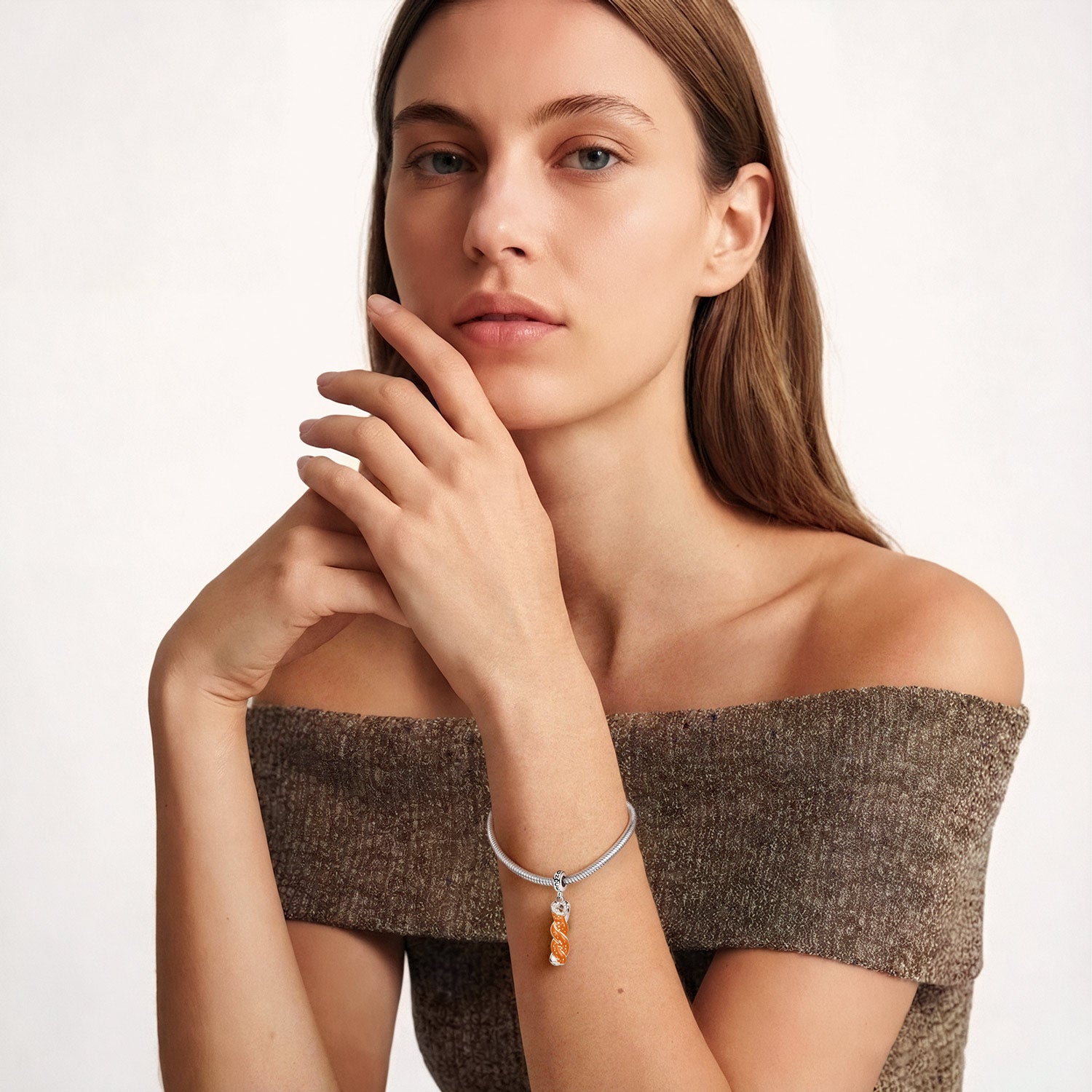 Gnoce Dachshund Lye Bread Pendant Dangle Charm_4