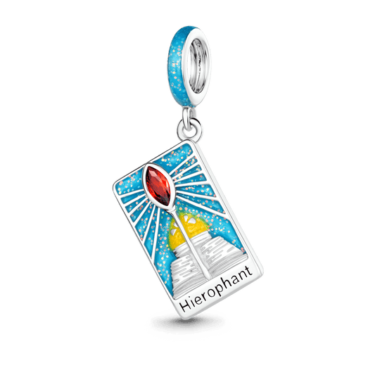 Gnoce The Hierophant Tarot Glow-in-the-Dark Pendant Dangle Charm_1