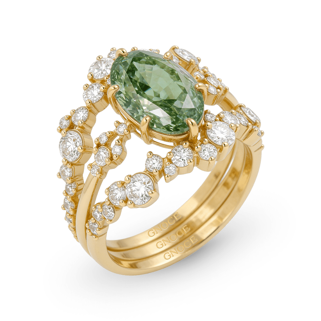 Gonce Brilliant Starlight Oval-Cut Engagement Ring Set_4