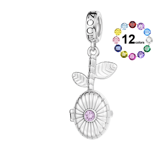 Gnoce Customized Birthstone Seed Pendant Dangle Charm_1