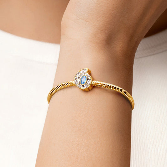 Gnoce Conch Charm Platinum-plated Silver Blend_2