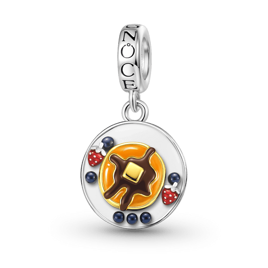 Gnoce Pancake Charm Platinum-plated Silver Blend_1