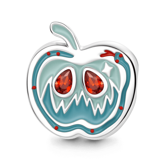 Gnoce Half An Apple Charm Platinum-plated Silver Blend_1