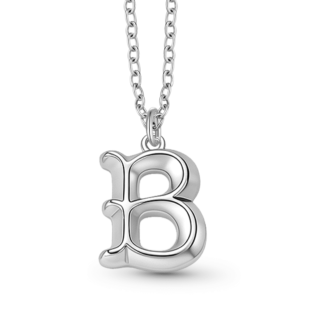 Gnoce Simple Personality Initial Letters Necklace_1