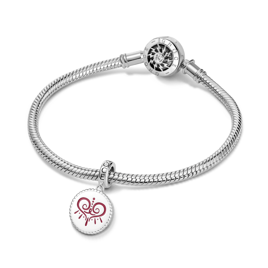 Gnoce Glow-in-the-Dark Rune Charm Platinum-plated Silver Blend_4