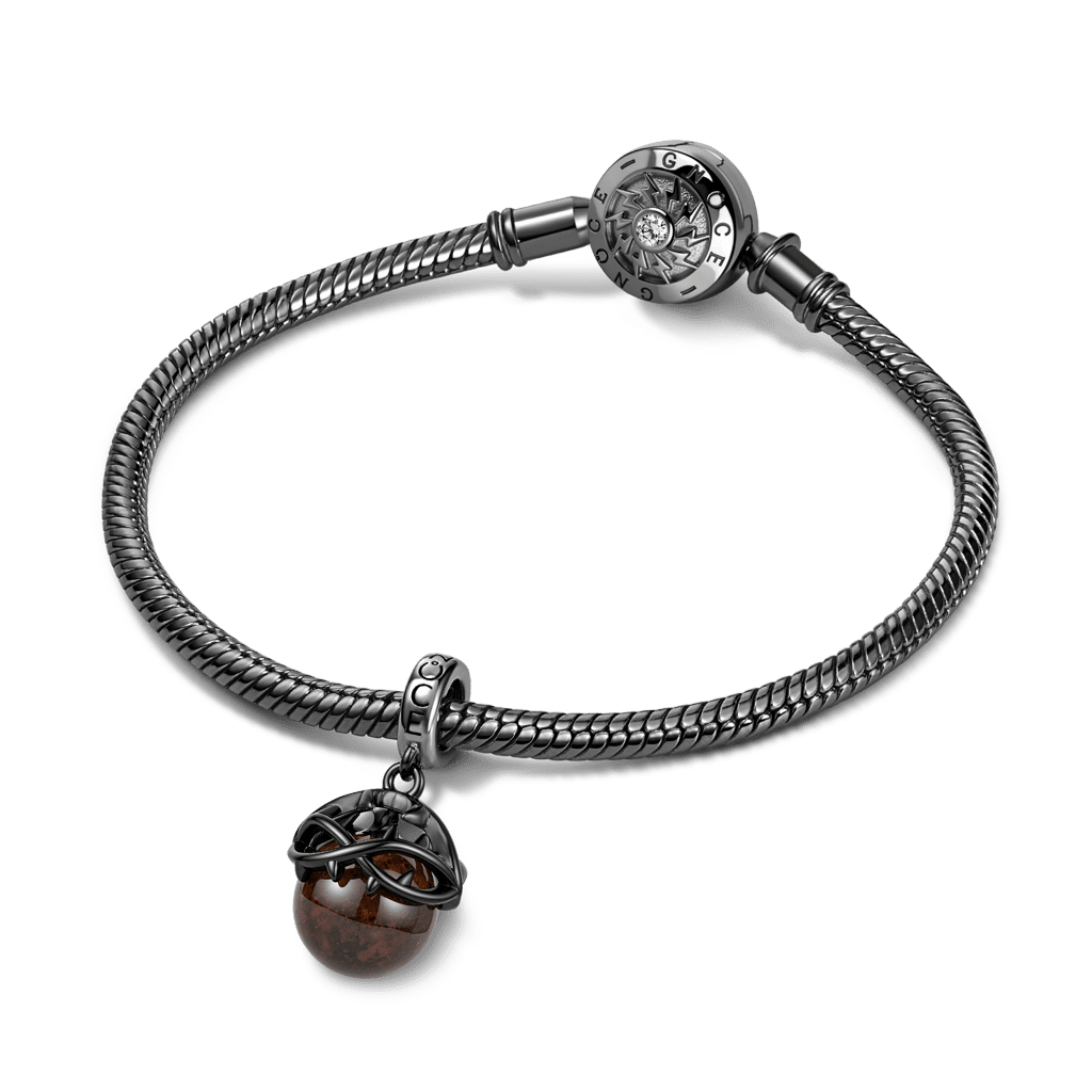 Gnoce Red Phantom Quartz Thorn Charm_3