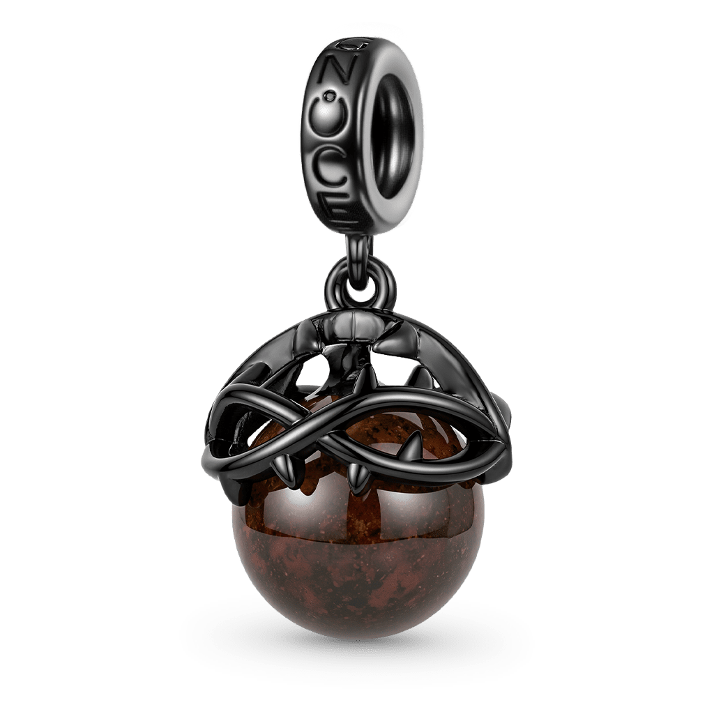 Gnoce Red Phantom Quartz Thorn Charm_1