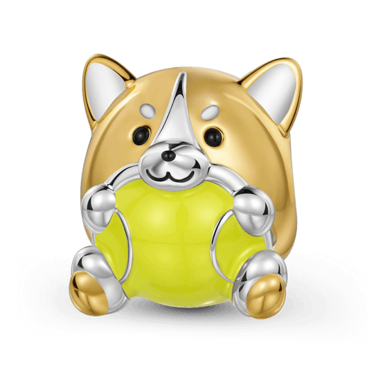 Gnoce Corgi Holding Ball Charm_1