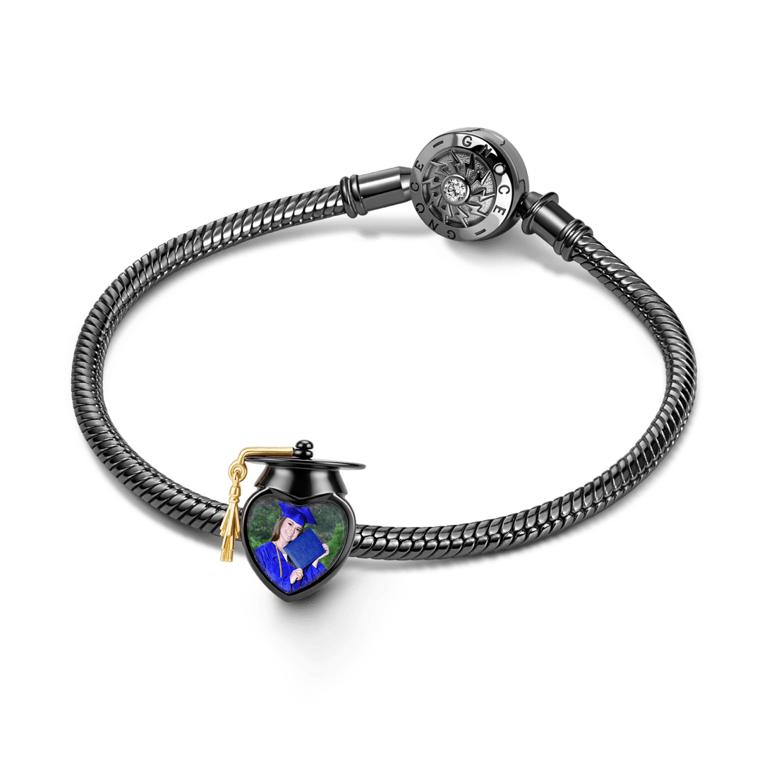 Gnoce Academic Cap Photo Graduation Charm_3
