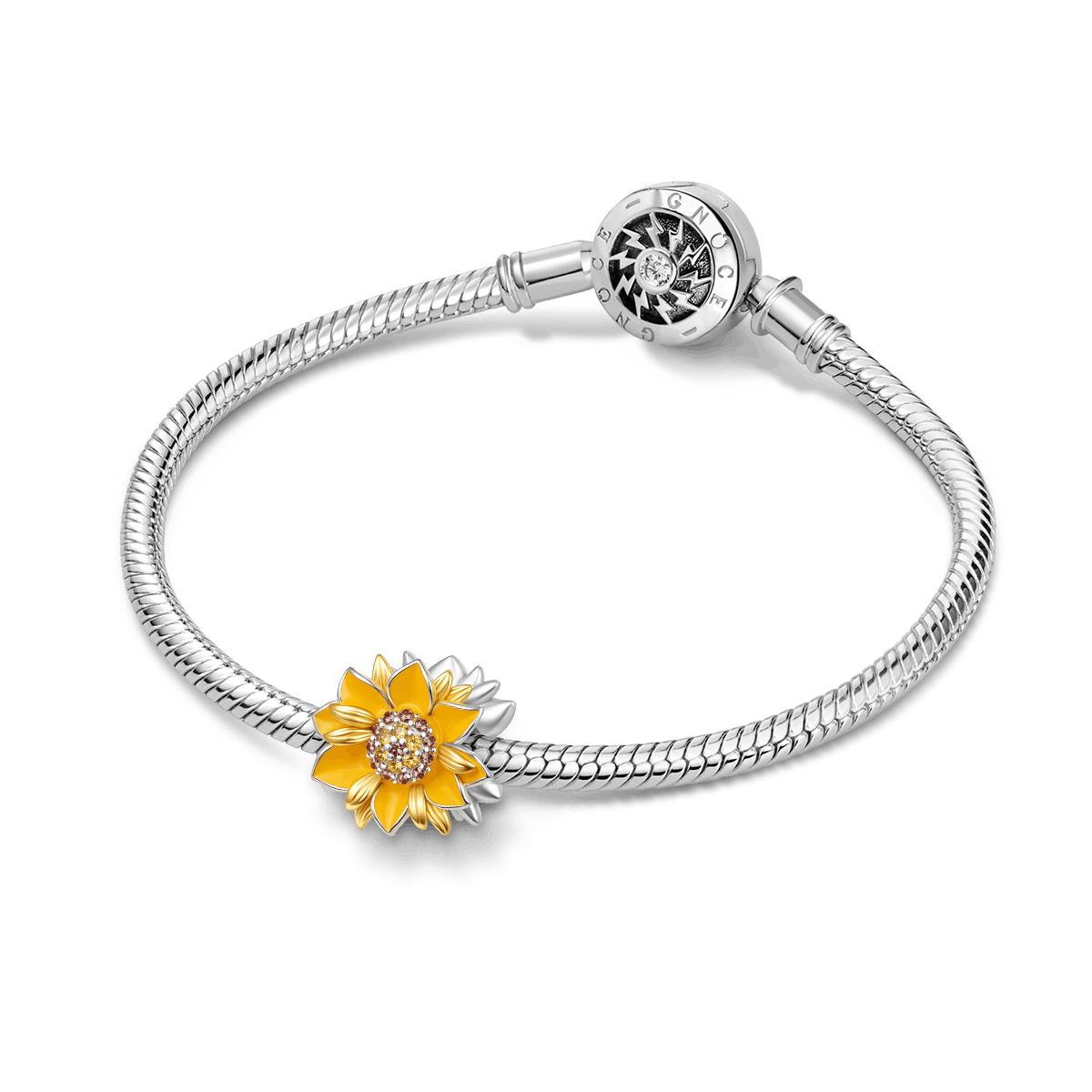 Gnoce Sparkling Sunflower Charm_5