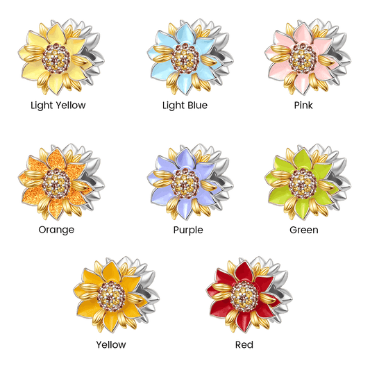 Gnoce Sparkling Sunflower Charm_6