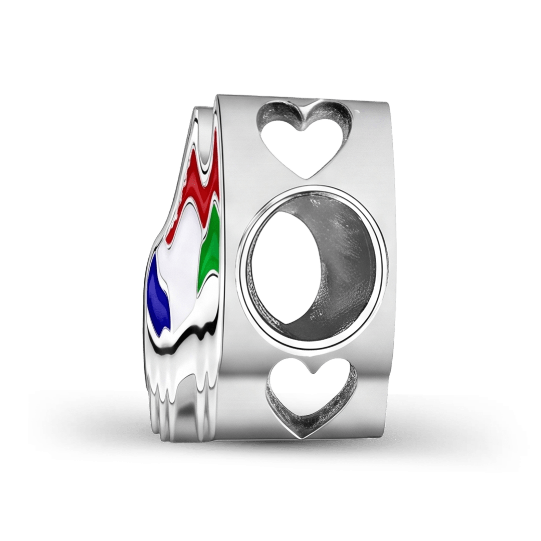 Gnoce Soccer  Sneakers Charm Platinum-plated Silver Blend_5