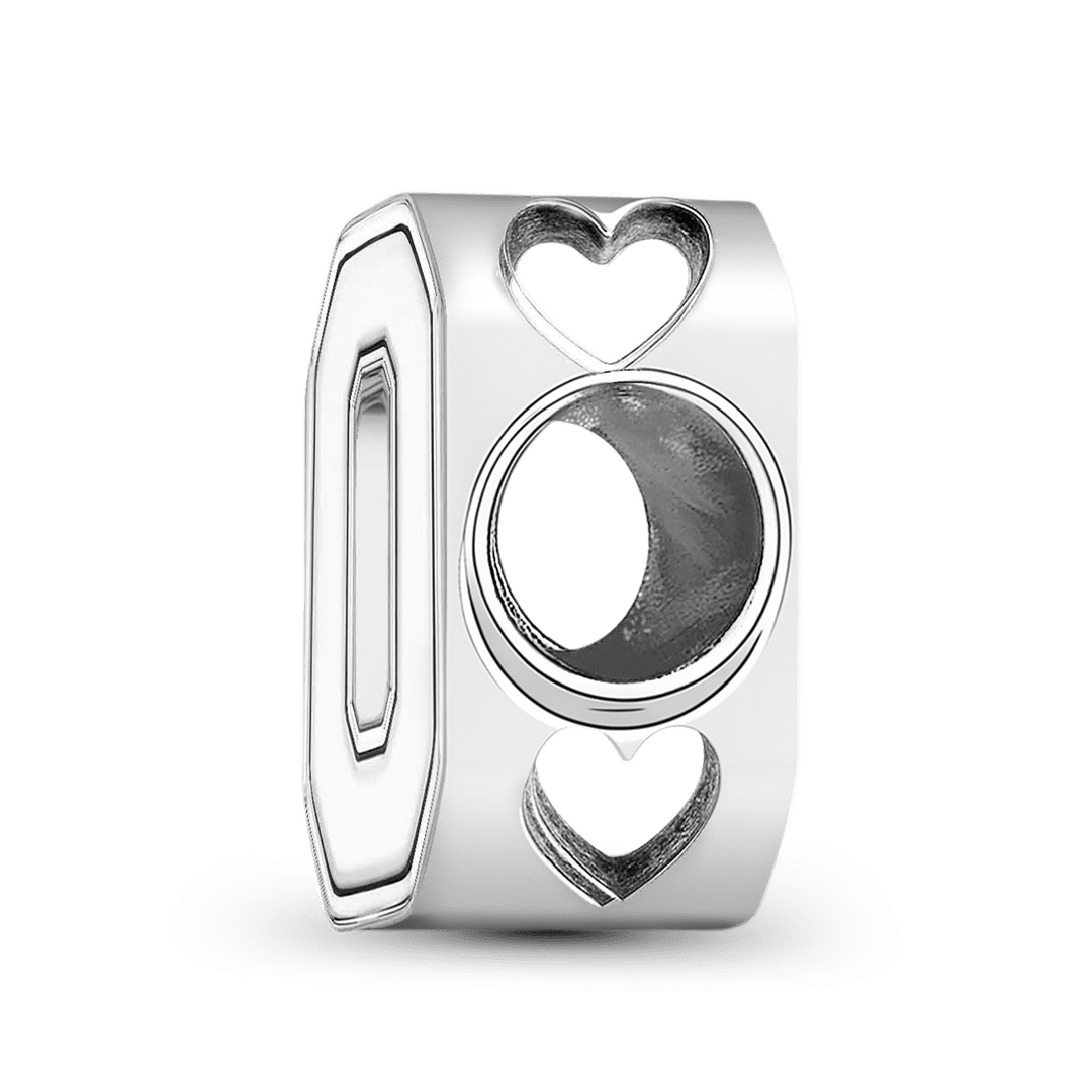 Gnoce 0-9 Number Charms Platinum-plated Silver Blend_3