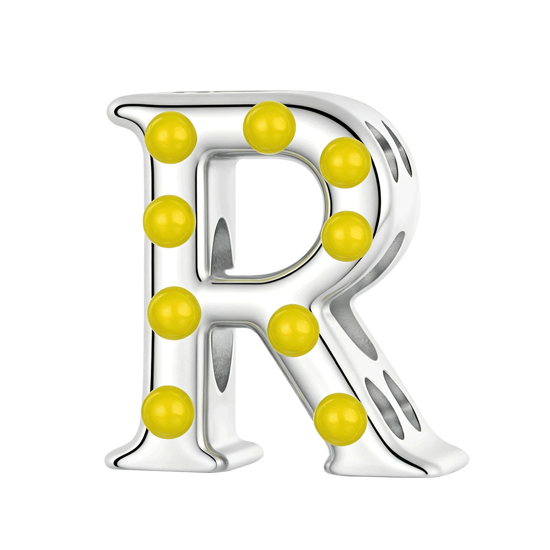 Glow-in-the-Dark Letter P Charm_1