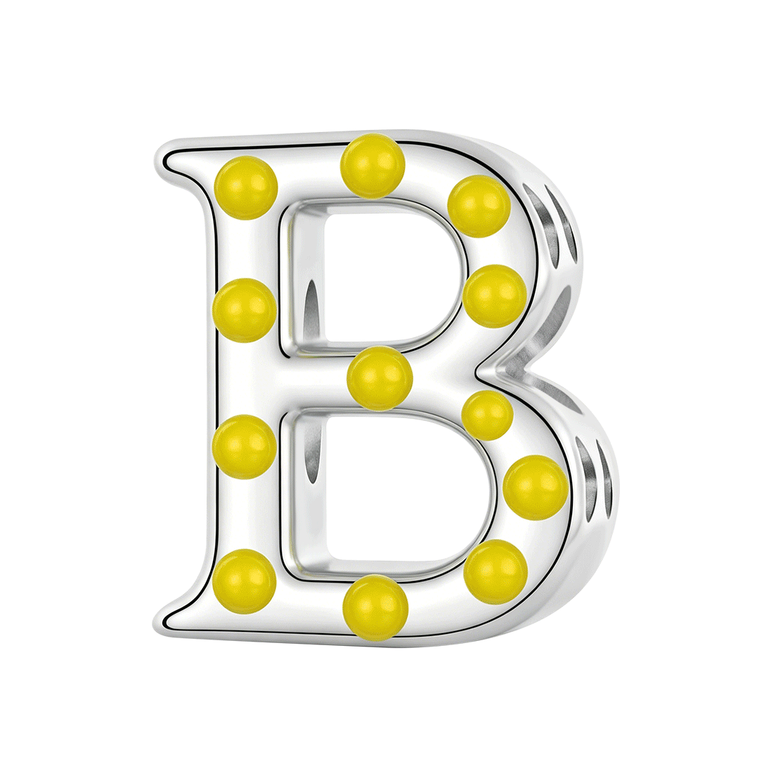 Glow-in-the-Dark Letter B Charm_1