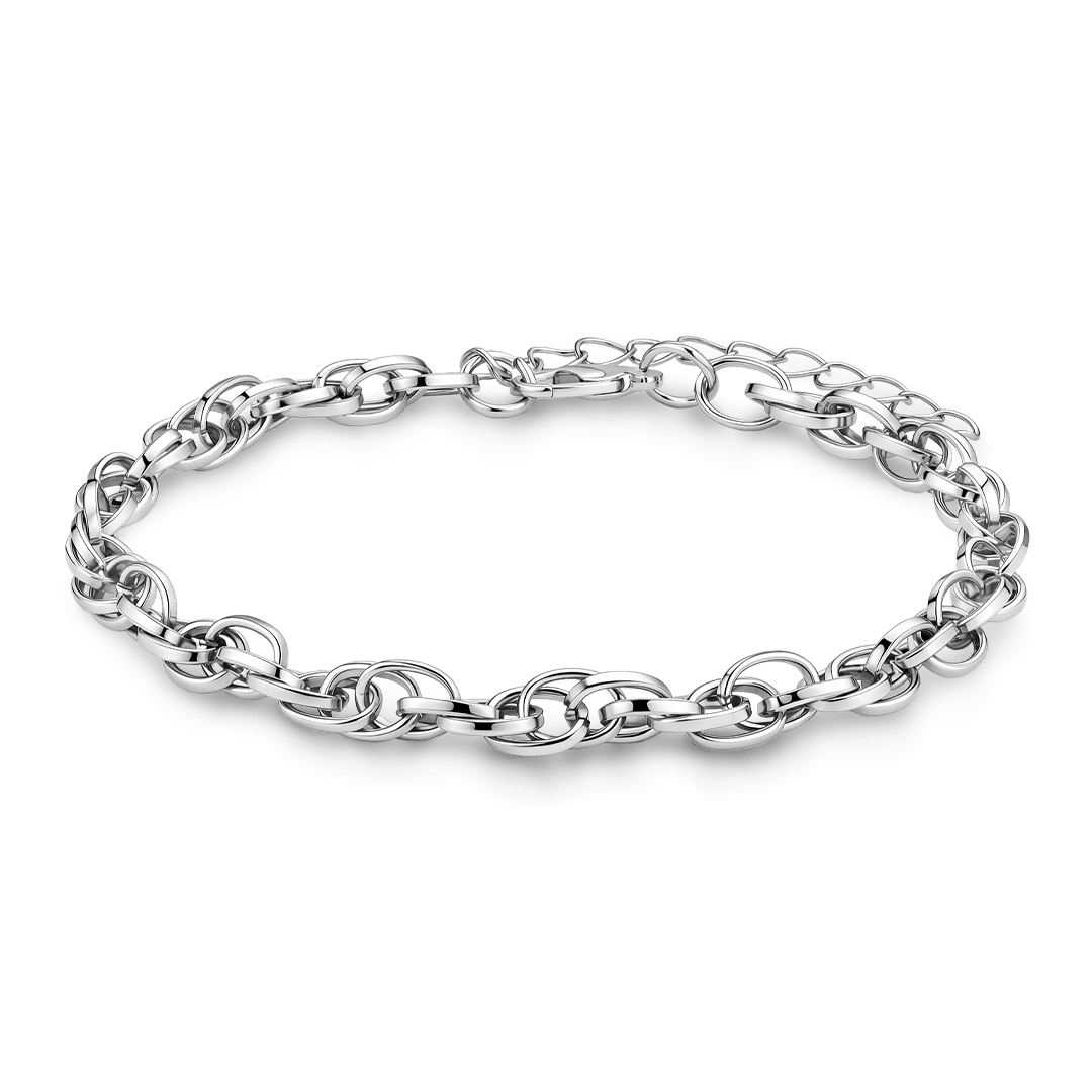 Gnoce Polished Oval Link Bracelet_1