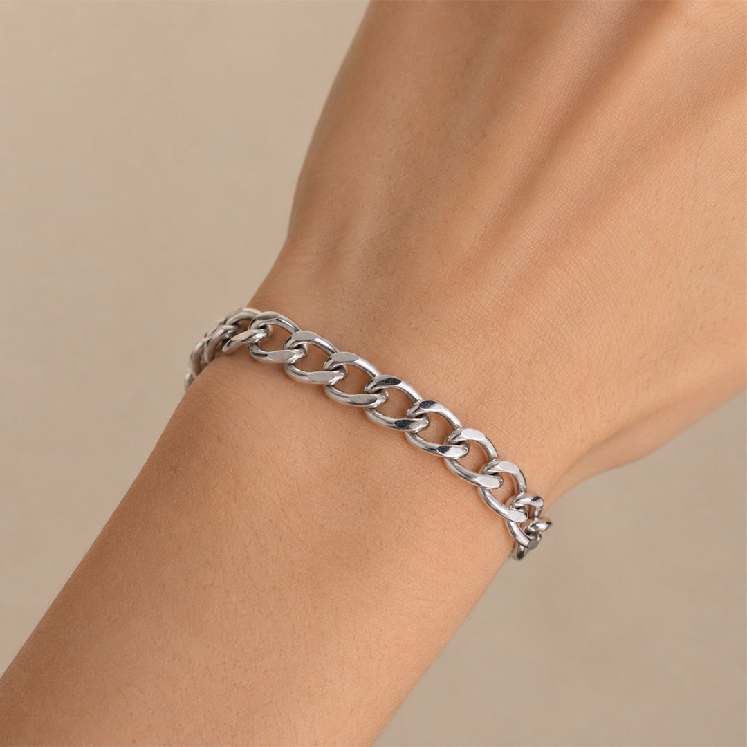 Gnoce Interlocking Oval Link Bracelet_2