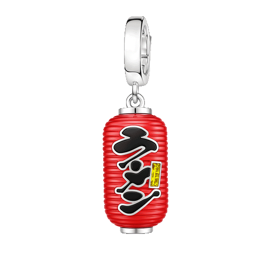 Gnoce Glow-in-the-Dark Japanese Ramen Lantern Charm Platinum-plated Silver Blend_1