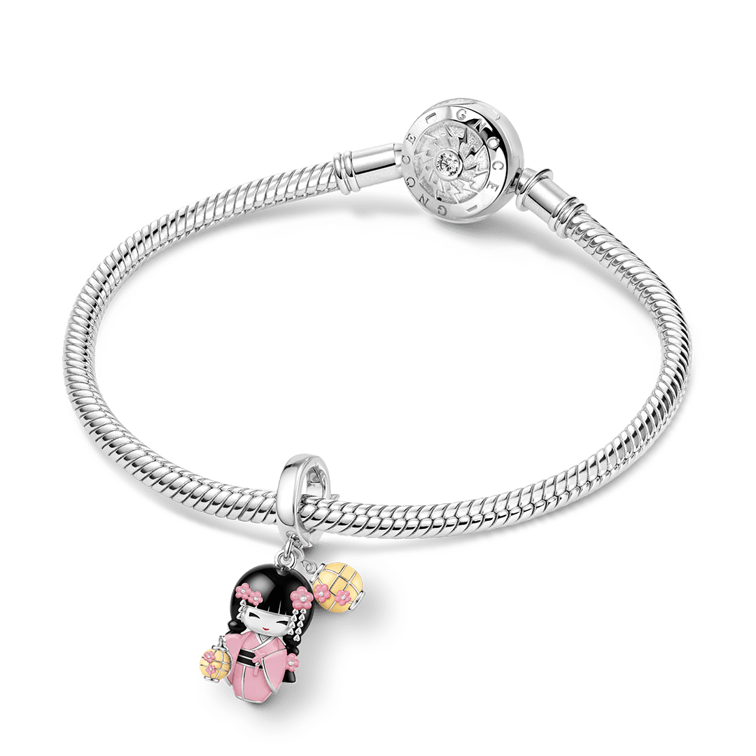 Gnoce Glow-in-the-Dark Japanese Kimono Geisha Charm_5