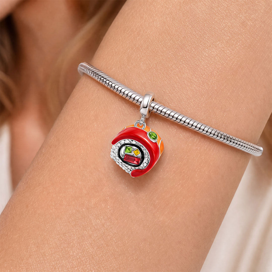 Gnoce Japanese Sushi Charm Platinum-plated Silver Blend_2