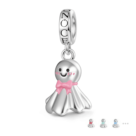 Gnoce Sunny Doll Charm Platinum-plated Silver Blend_1