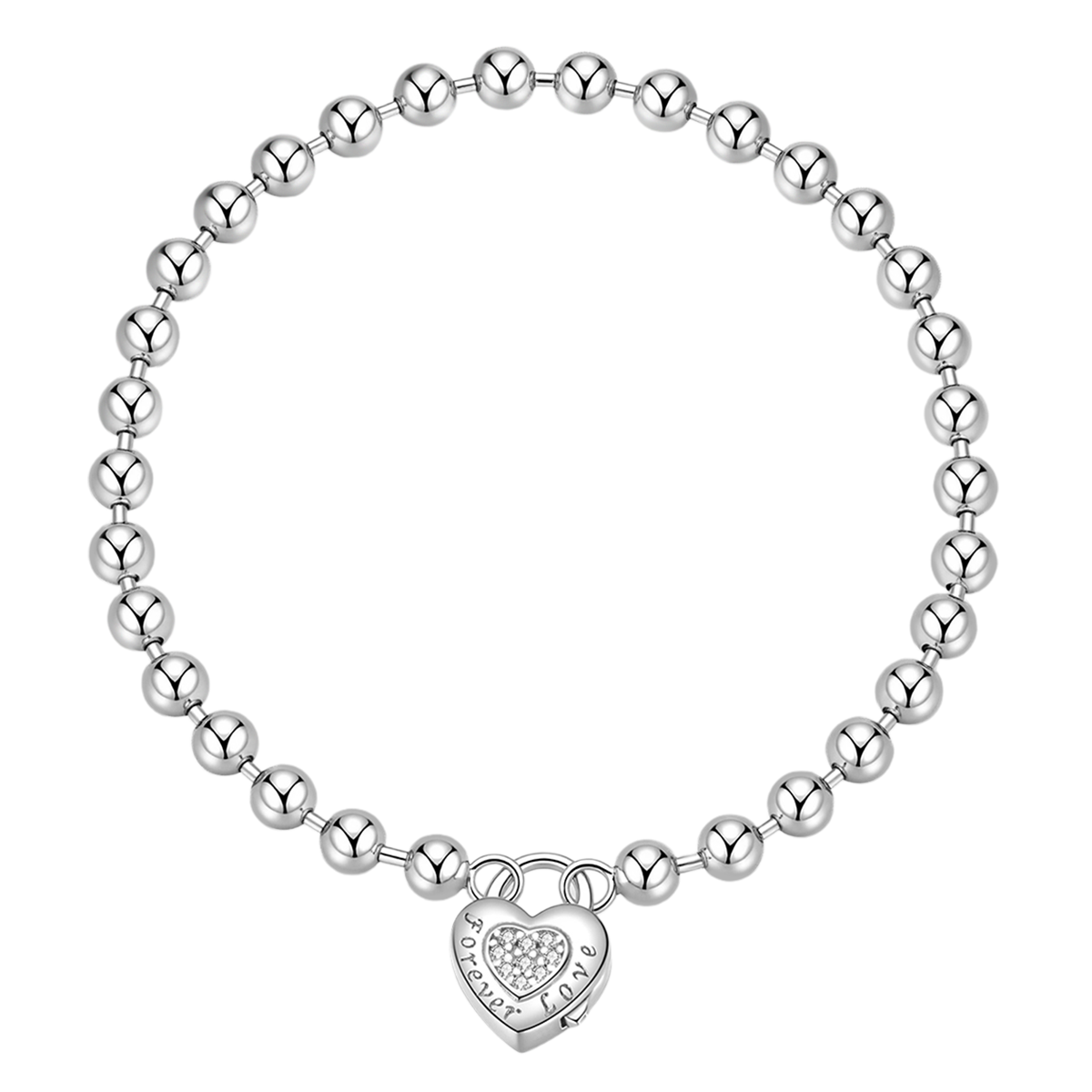 Gnoce Heart-shaped Beaded Chain_1
