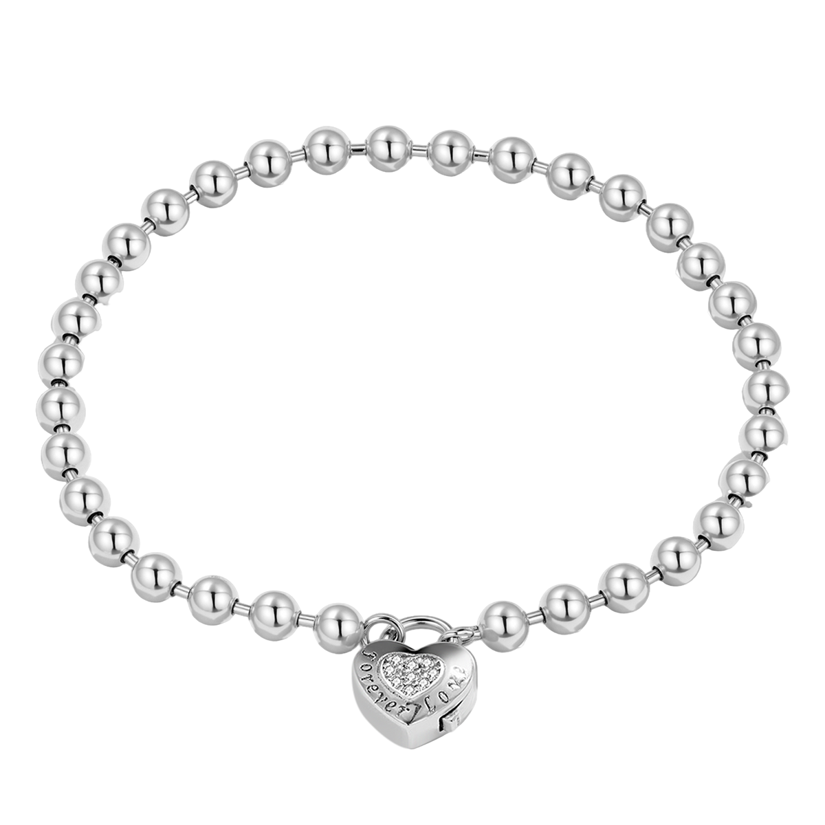 Gnoce Heart-shaped Beaded Chain_4