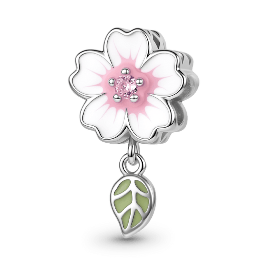Gnoce Cherry Blossom Beads Platinum-plated Silver Blend_1