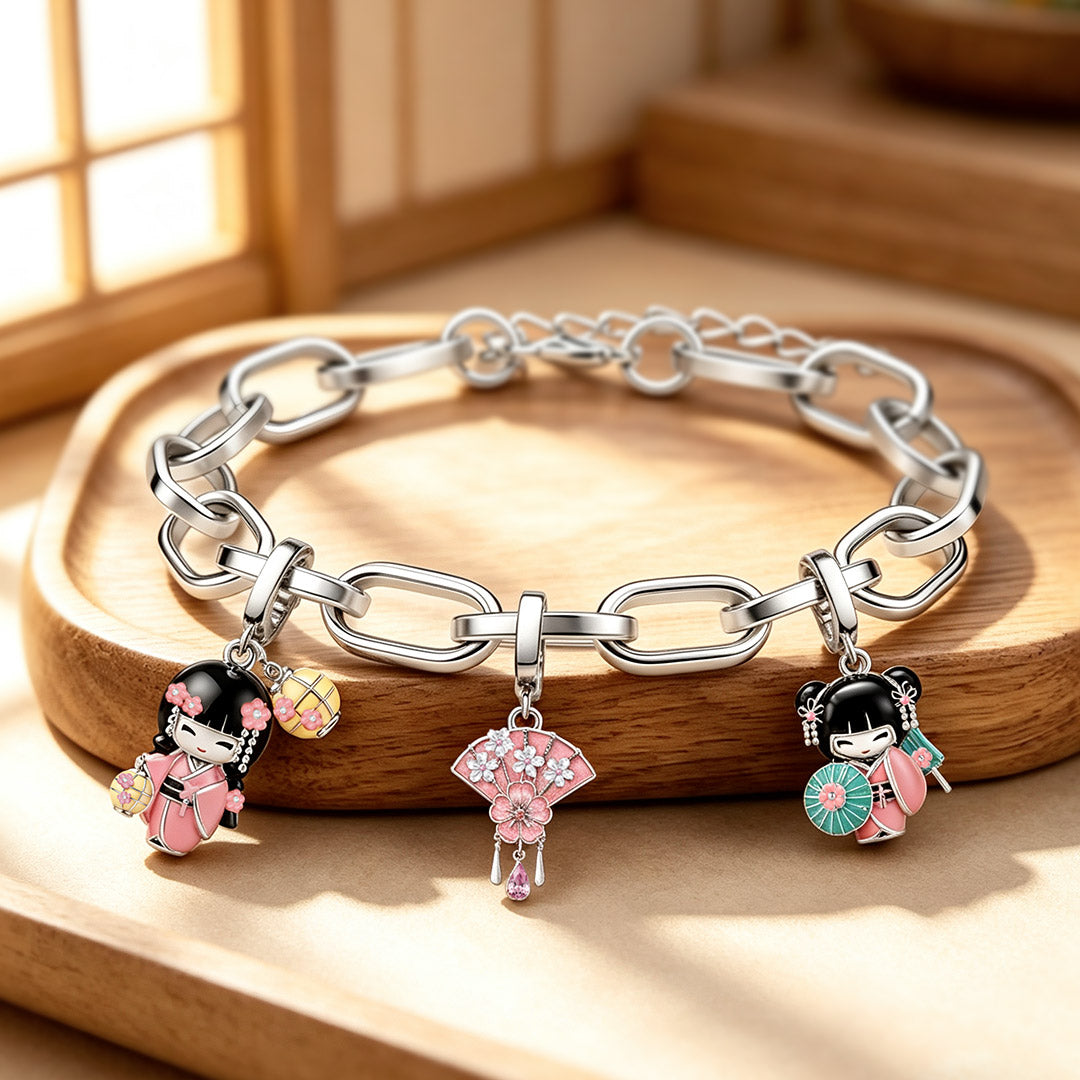 Gnoce Glow-in-the-Dark Japanese Kimono Geisha Charm_9