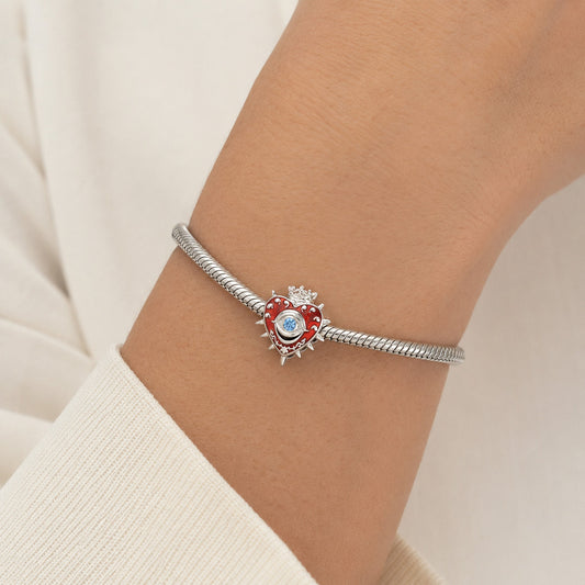 Gnoce Halloween Ex-voto Engravable Bead Platinum-plated Silver Blend_2