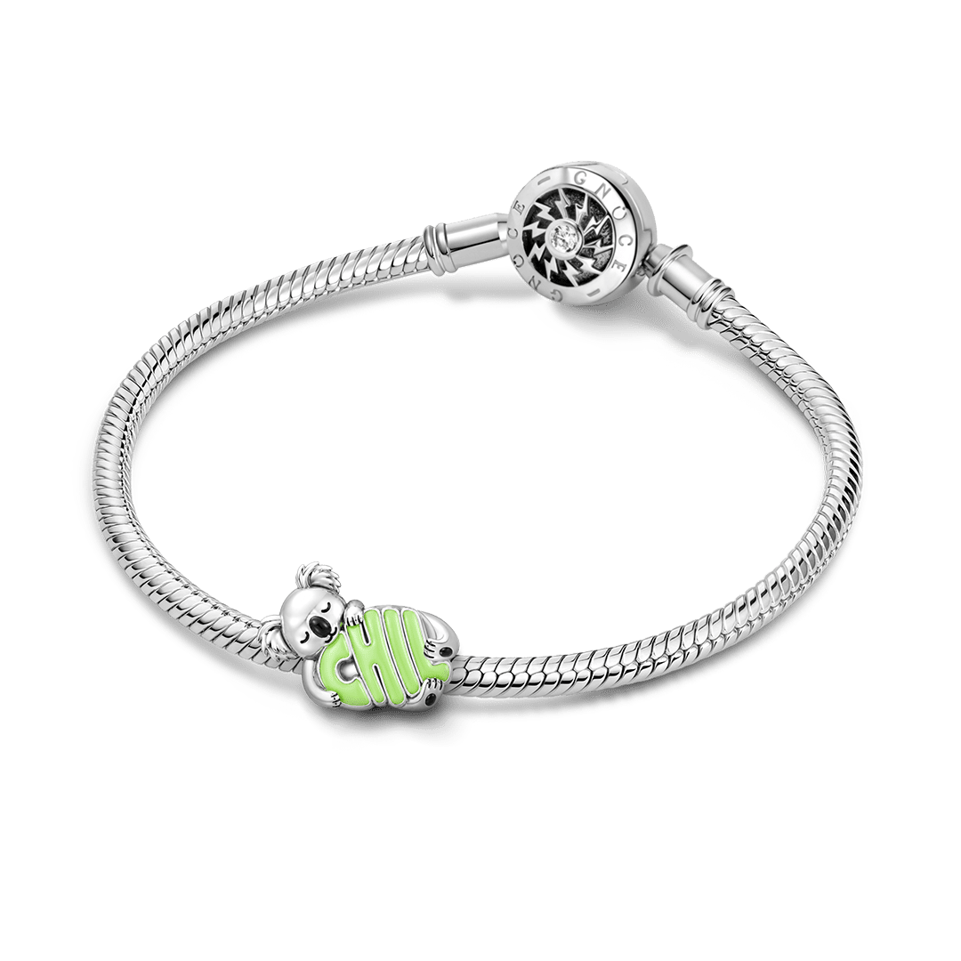 Gnoce Sleepy Koala Bead Platinum-plated Silver Blend_3