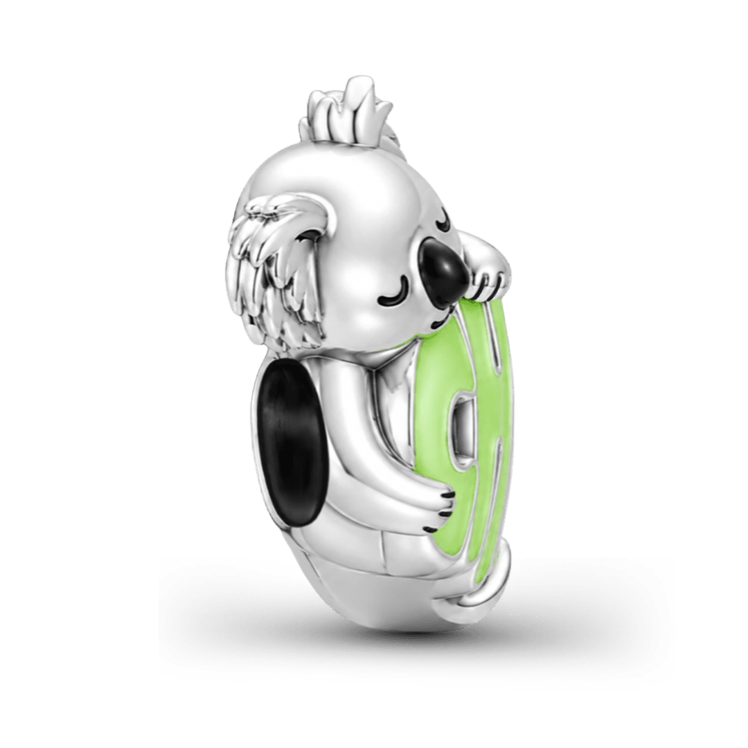 Gnoce Sleepy Koala Bead Platinum-plated Silver Blend_5