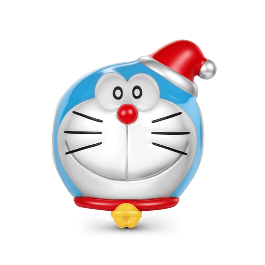 Gnoce Doraemon Christmas Head Charm Bead_1