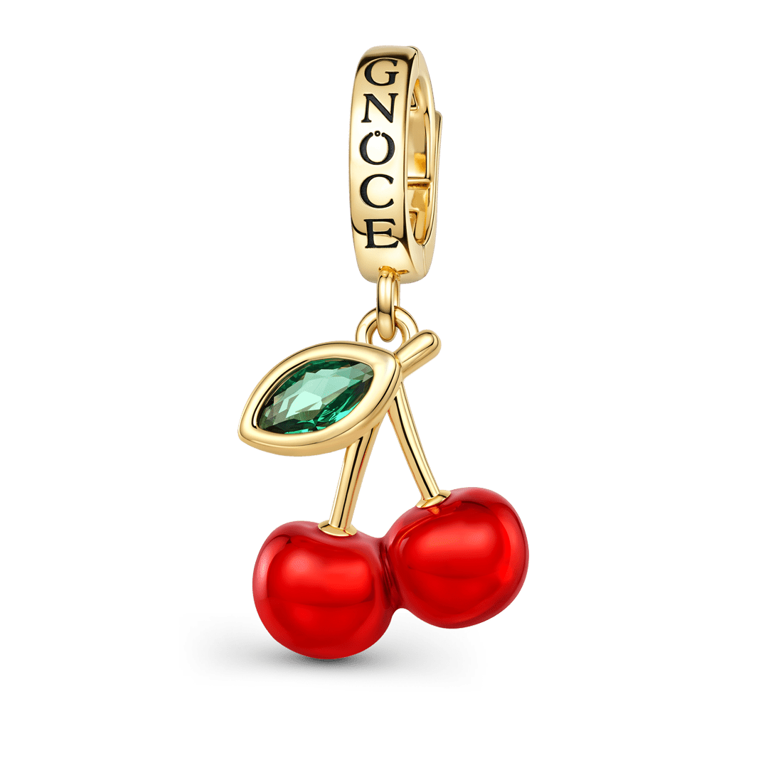 Gnoce Red Cherry Clasp Dangle Charm_1
