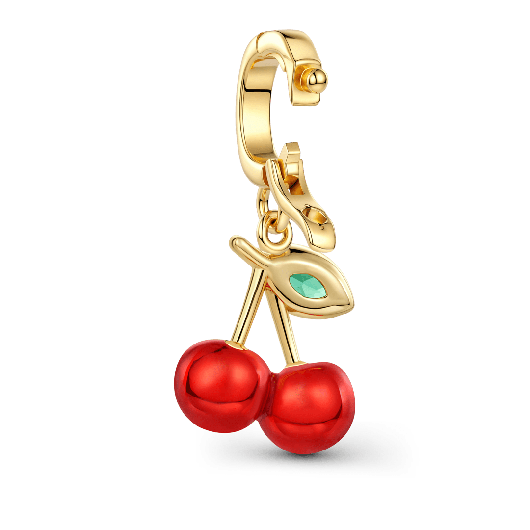 Gnoce Red Cherry Clasp Dangle Charm_5