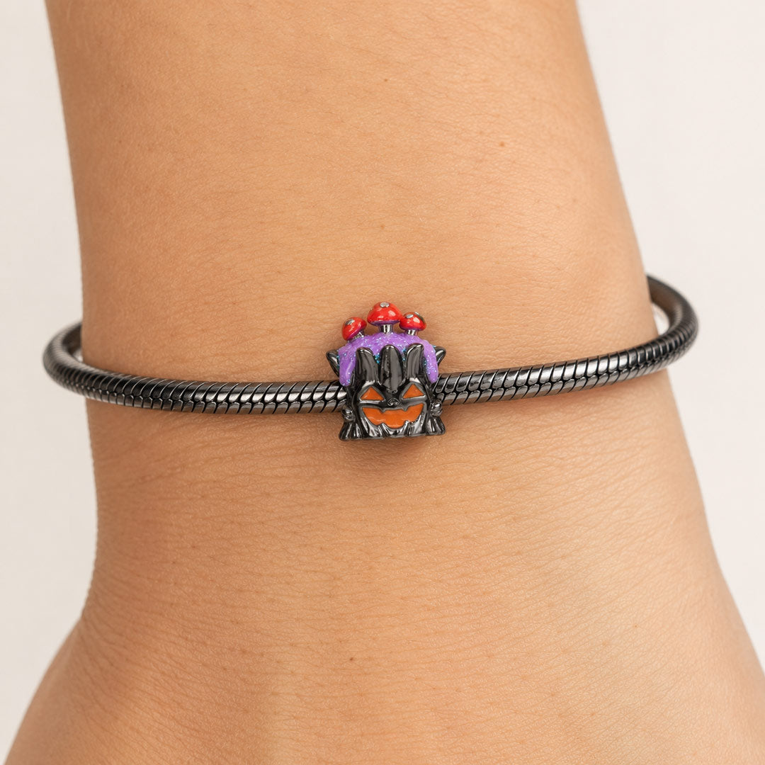 Gnoce Halloween Glow‑in‑the‑dark Tree Monster Bead Platinum‑plated Silver Blend_3