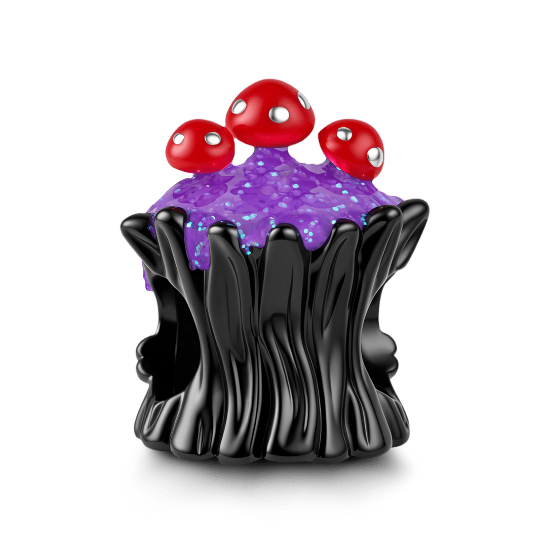 Gnoce Halloween Glow‑in‑the‑dark Tree Monster Bead Platinum‑plated Silver Blend_6