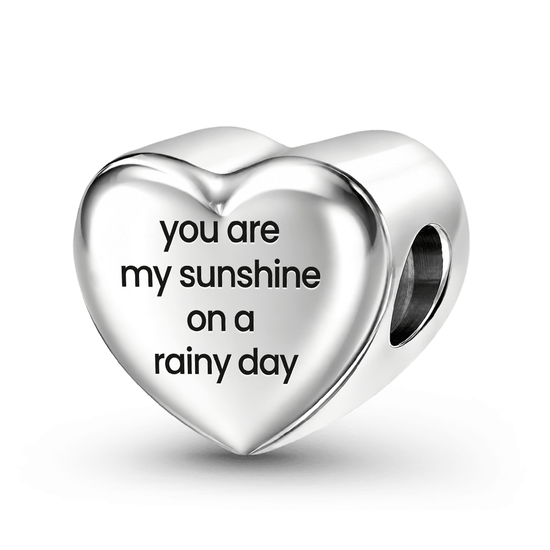Gnoce Photo Personalized Heart Bead Stainless Steel_6