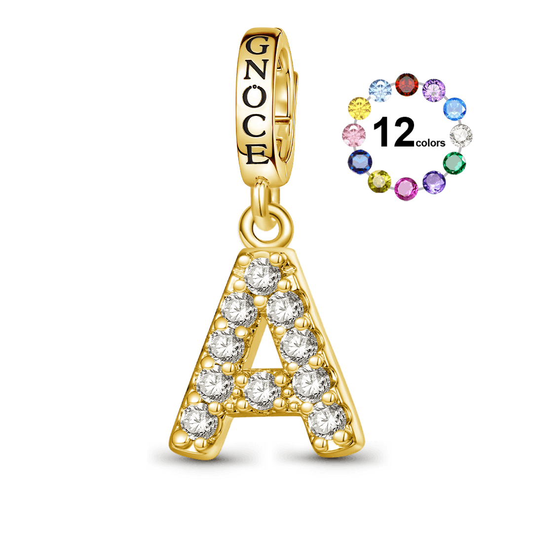 Gnoce Initial Birthstone Charm_1