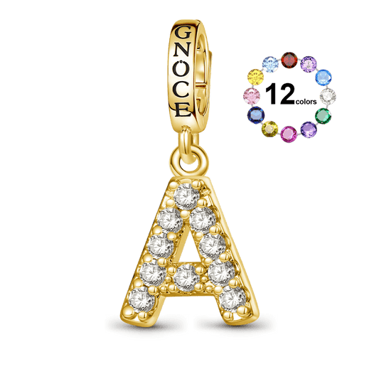 Gnoce Initial Birthstone Charm_1