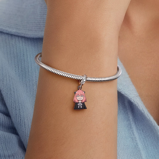 Gnoce Spy x Family Grinning Anya Forger Pendant Dangle Charm_2
