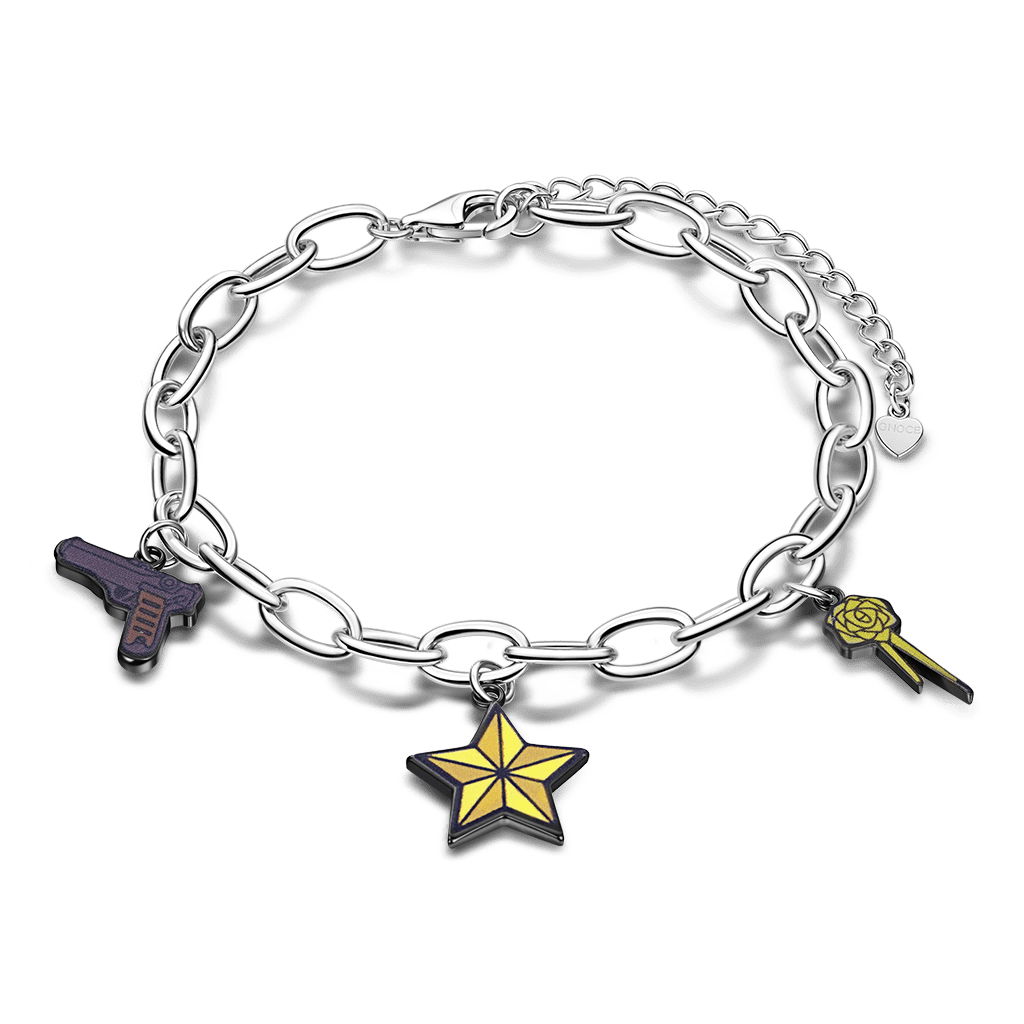 Gnoce Spy x Family Gun Stella & Hair Clip Chain Bracelet_1