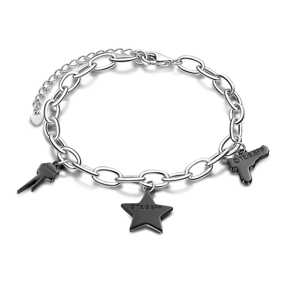 Gnoce Spy x Family Gun Stella & Hair Clip Chain Bracelet_5