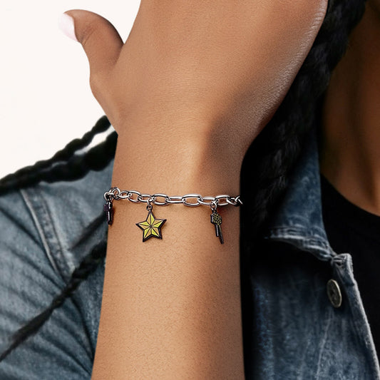 Gnoce Spy x Family Gun Stella & Hair Clip Chain Bracelet_2
