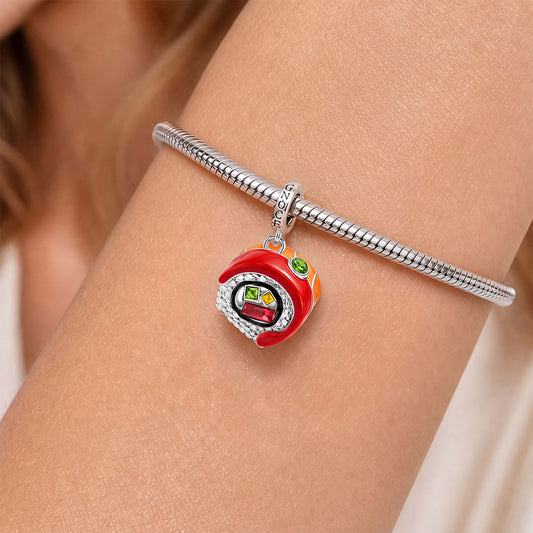Gnoce Japanese Sushi Charm Platinum-plated Silver Blend_2